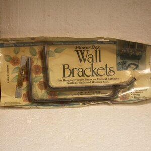 Vintage Flower Box Wall Brackets New Old Stock